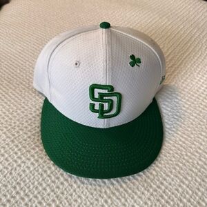 San Diego padres fitted hat. St pats green